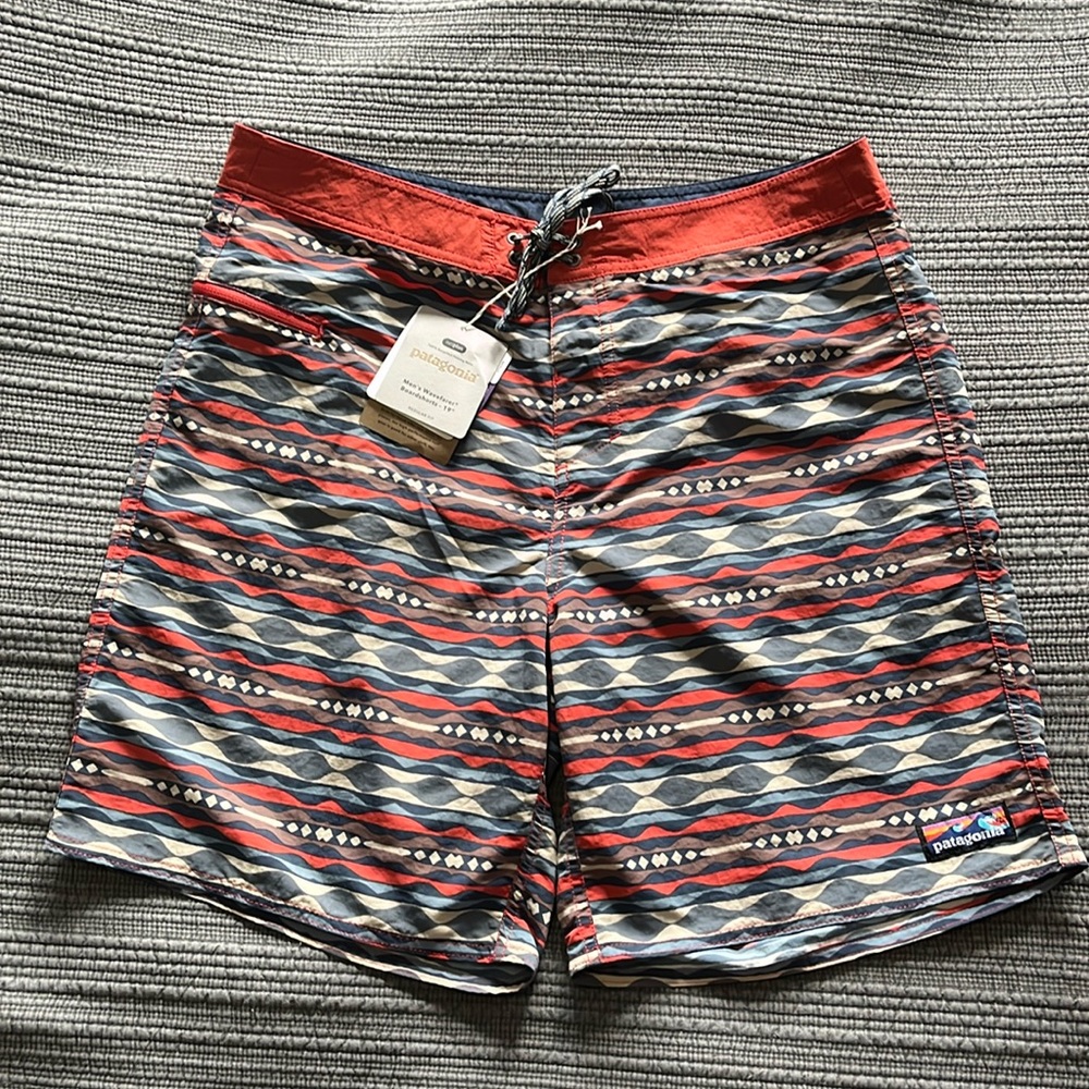 Patagonia men’s Wavefarer Boardshorts 19” 34 waist